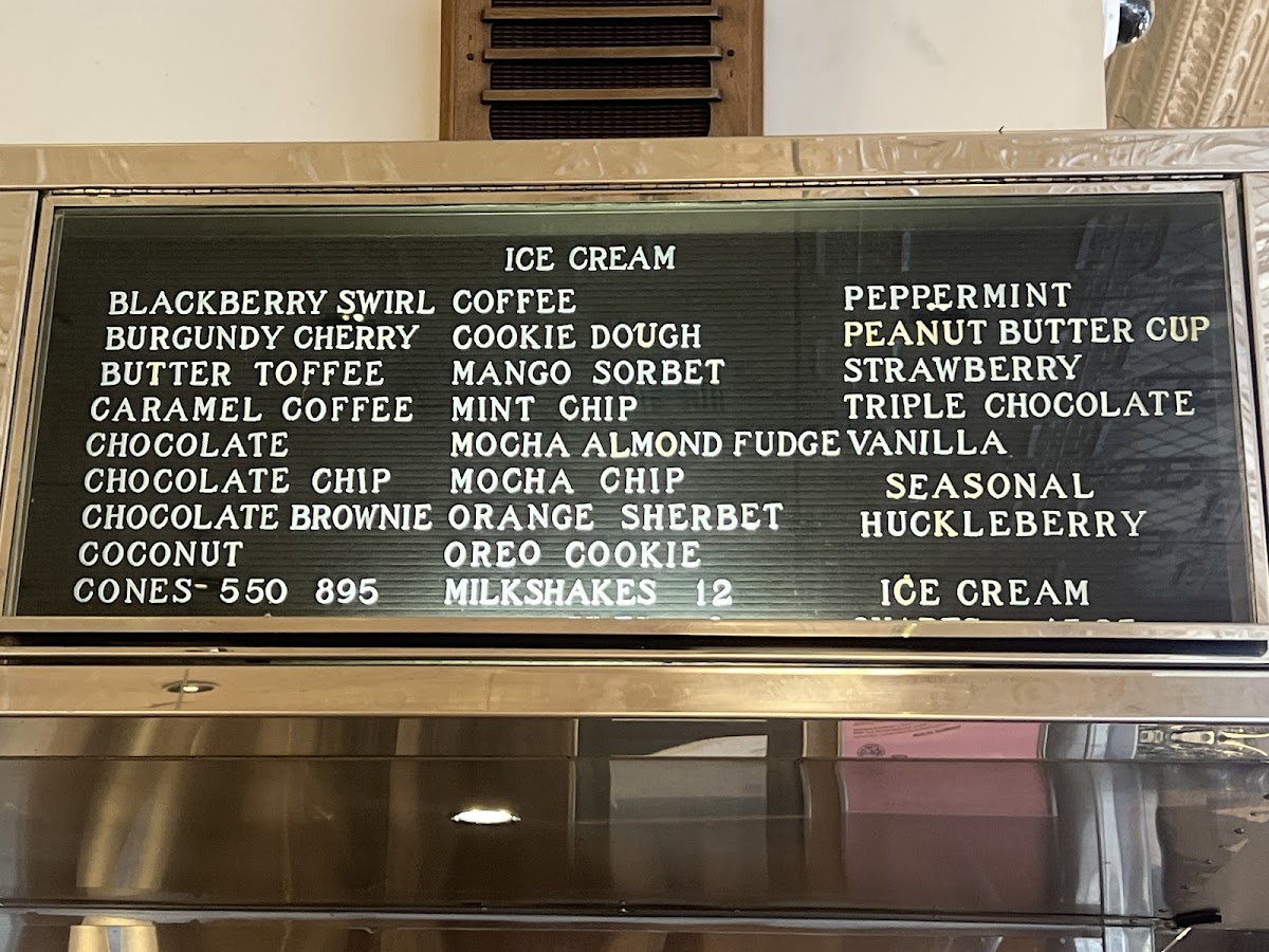 Palo Alto Creamery Menu - Image 1